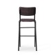 Bourbon Vintage Style Faux Suede Bar Stool